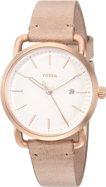 Bracelet de montre Fossil ES4335 Cuir Beige 16mm